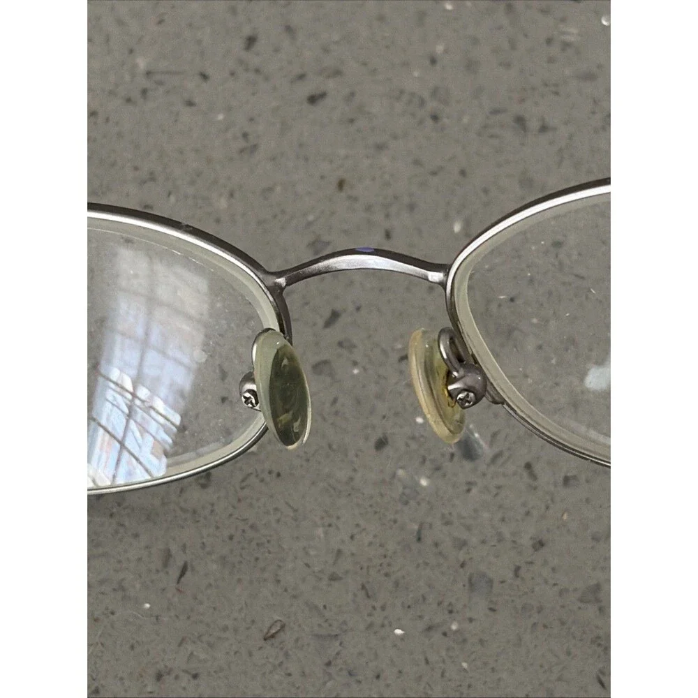 Otego Optical ENSYNC-flex 140 Pewter Full Rim Eyeglasses Frames ONLY silver